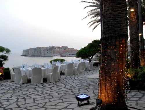 Gala Dinner setup - events in Dubrovnik