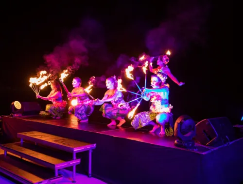 Performers at gala event in Dubrovnik